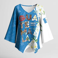 Guatemala 1821 Chapin Kimono Sleeve Blouse Happy Independence Day - Wonder Print Shop