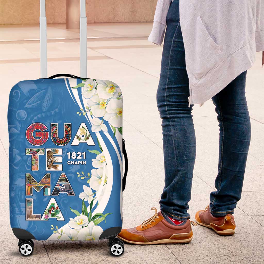 Guatemala 1821 Chapin Luggage Cover Happy Independence Day - Wonder Print Shop