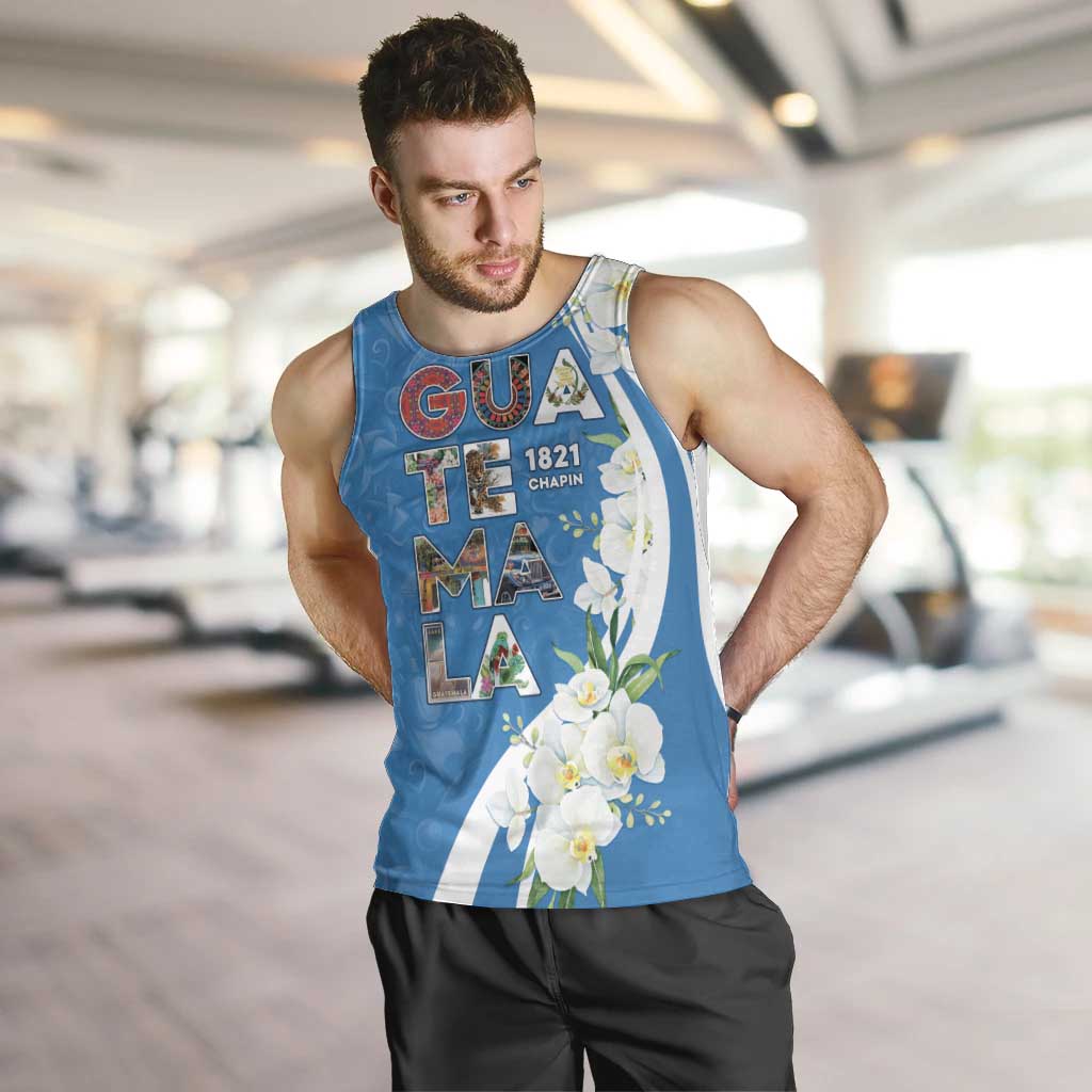 Guatemala 1821 Chapin Men Tank Top Happy Independence Day - Wonder Print Shop
