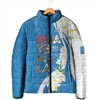 Guatemala 1821 Chapin Padded Jacket Happy Independence Day - Wonder Print Shop