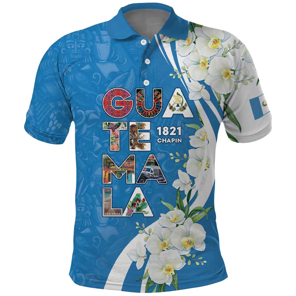Guatemala 1821 Chapin Polo Shirt Happy Independence Day - Wonder Print Shop