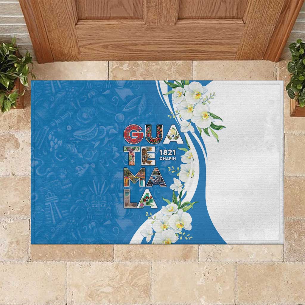 Guatemala 1821 Chapin Rubber Doormat Happy Independence Day - Wonder Print Shop