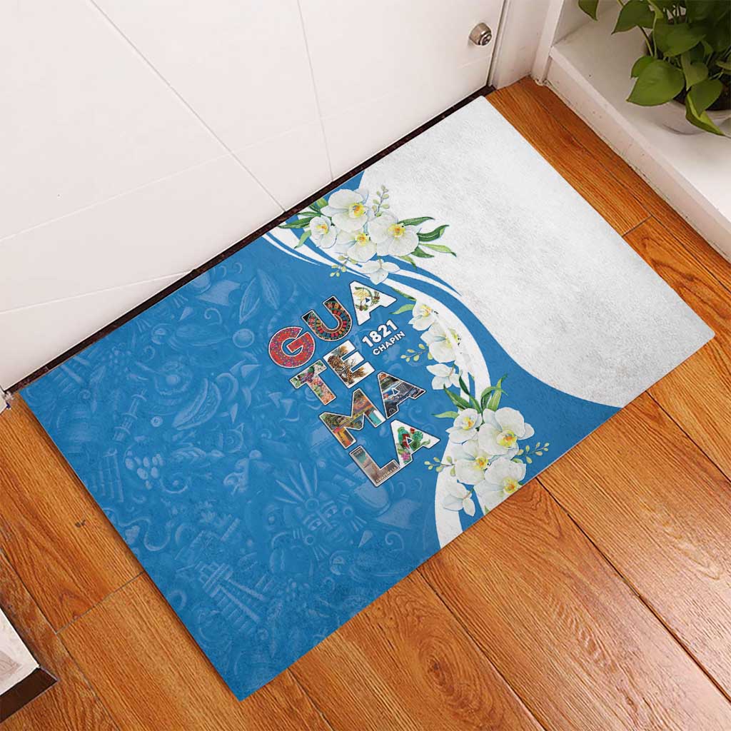 Guatemala 1821 Chapin Rubber Doormat Happy Independence Day - Wonder Print Shop