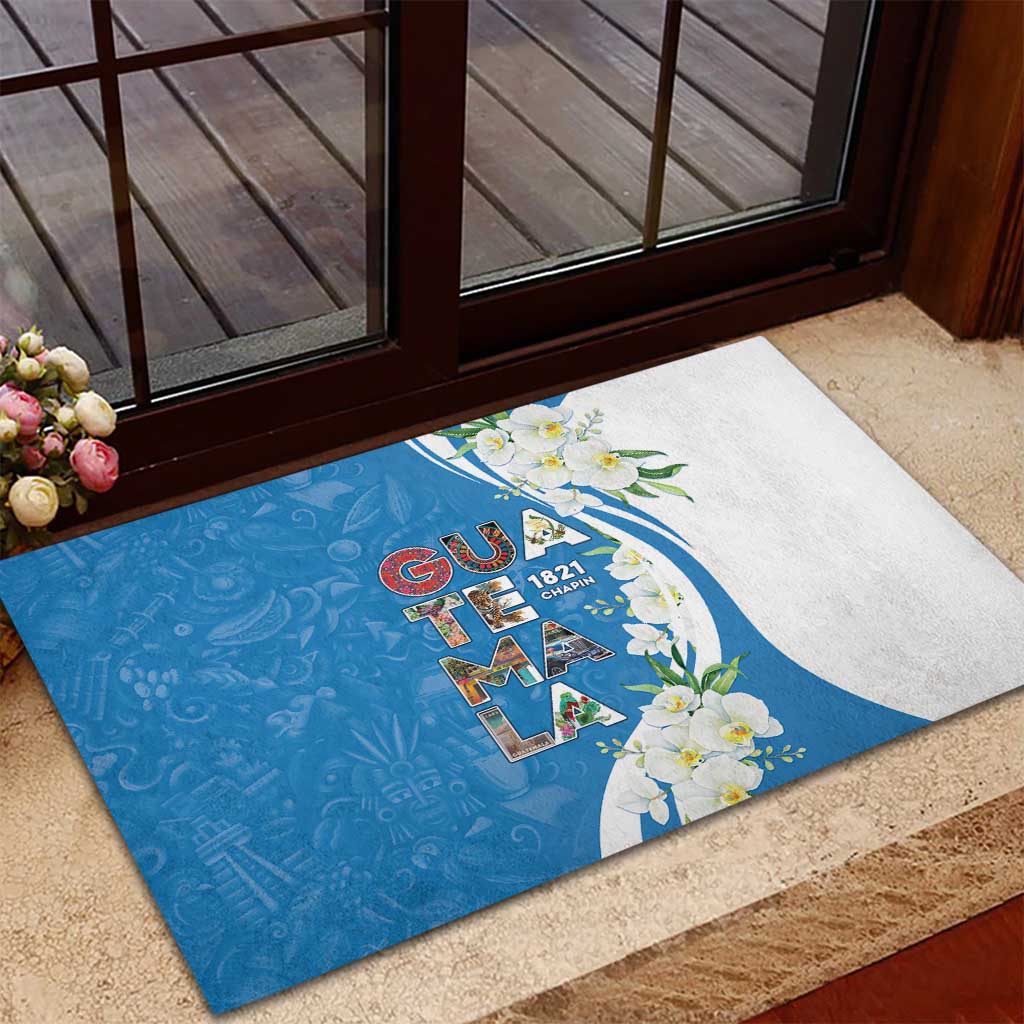 Guatemala 1821 Chapin Rubber Doormat Happy Independence Day - Wonder Print Shop