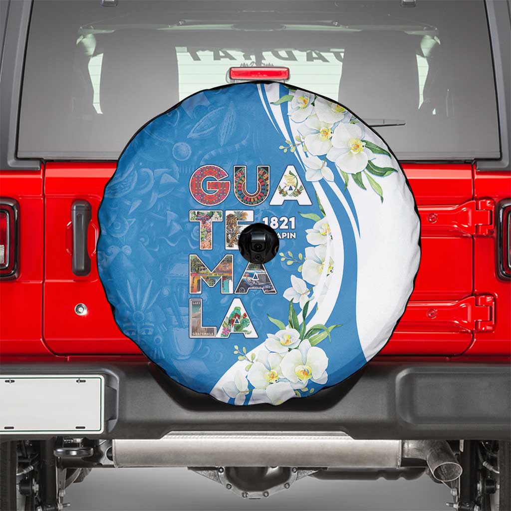 Guatemala 1821 Chapin Spare Tire Cover Happy Independence Day - Wonder Print Shop