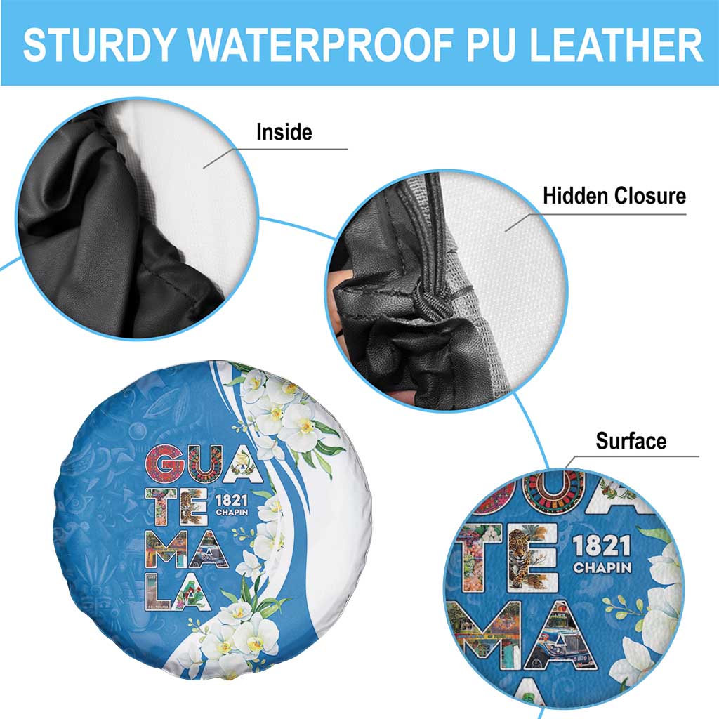 Guatemala 1821 Chapin Spare Tire Cover Happy Independence Day - Wonder Print Shop