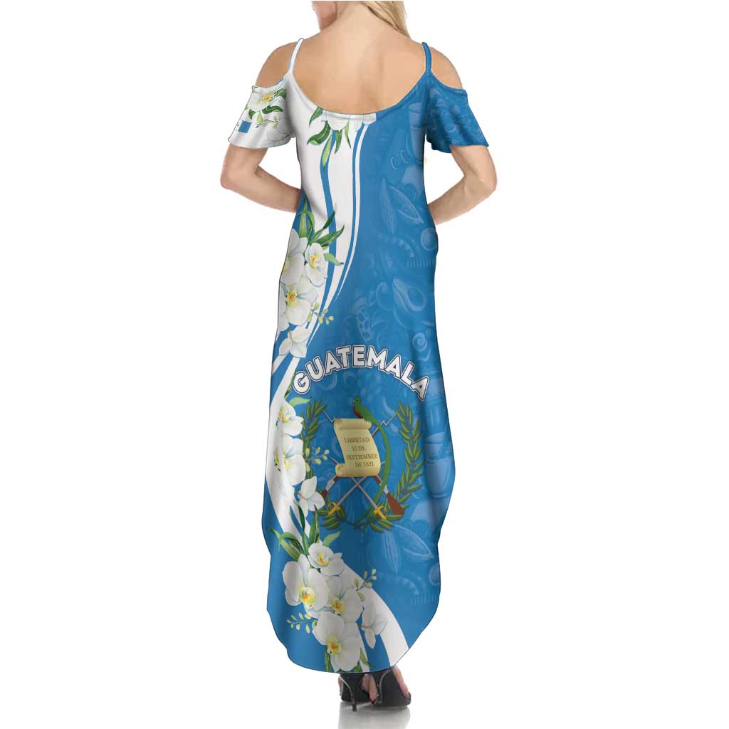 Guatemala 1821 Chapin Summer Maxi Dress Happy Independence Day - Wonder Print Shop