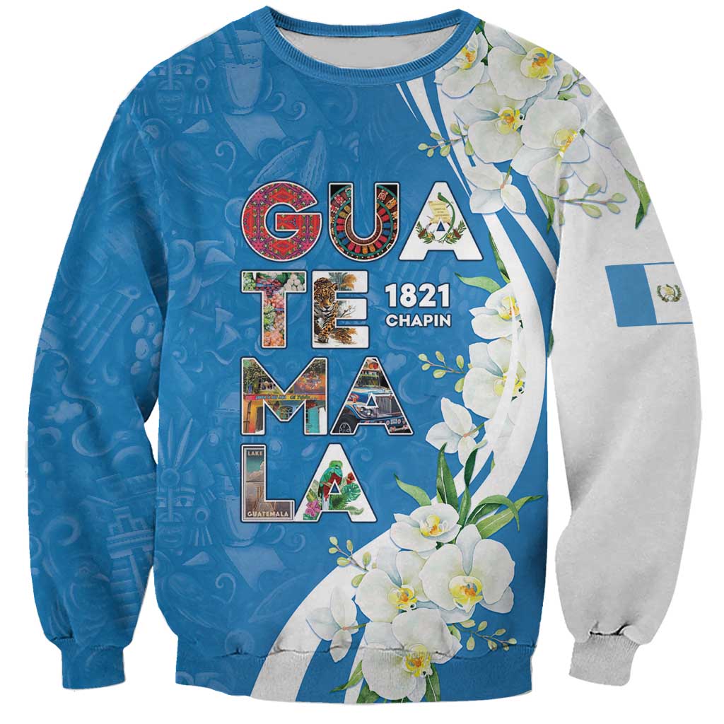 Guatemala 1821 Chapin Sweatshirt Happy Independence Day - Wonder Print Shop
