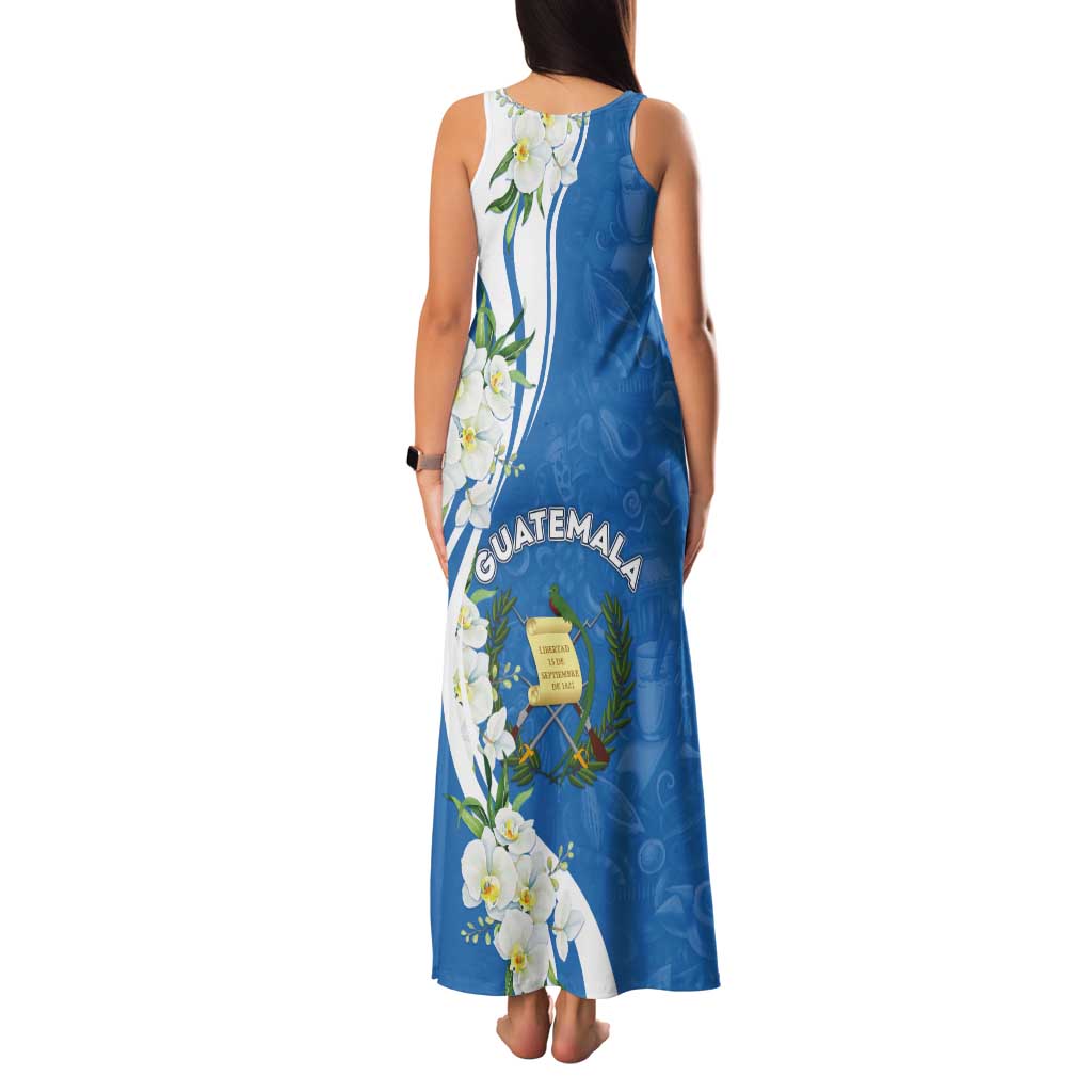 Guatemala 1821 Chapin Tank Maxi Dress Happy Independence Day - Wonder Print Shop