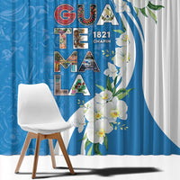 Guatemala 1821 Chapin Window Curtain Happy Independence Day - Wonder Print Shop