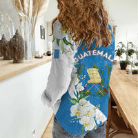 Guatemala 1821 Chapin Women Casual Shirt Happy Independence Day - Wonder Print Shop