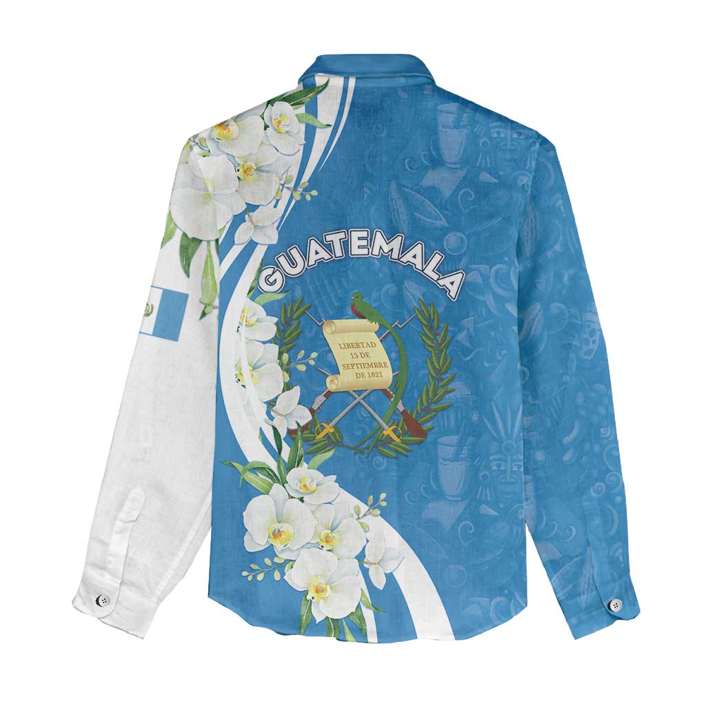 Guatemala 1821 Chapin Women Casual Shirt Happy Independence Day - Wonder Print Shop