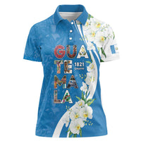 Guatemala 1821 Chapin Women Polo Shirt Happy Independence Day - Wonder Print Shop