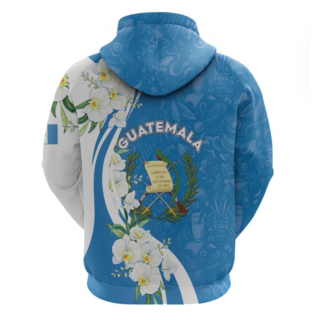 Guatemala 1821 Chapin Zip Hoodie Happy Independence Day - Wonder Print Shop