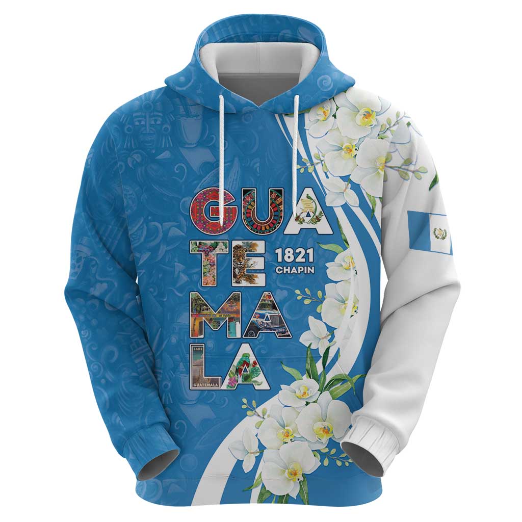 Guatemala 1821 Chapin Zip Hoodie Happy Independence Day - Wonder Print Shop