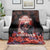 Day of Dead Couple Sugar Skull Blanket Forever and Ever!