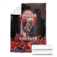 Day of Dead Couple Sugar Skull Blanket Forever and Ever!