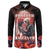 Personalised Day of Dead Couple Sugar Skull Button Sweatshirt Forever and Ever! LT05 - Wonder Print Shop