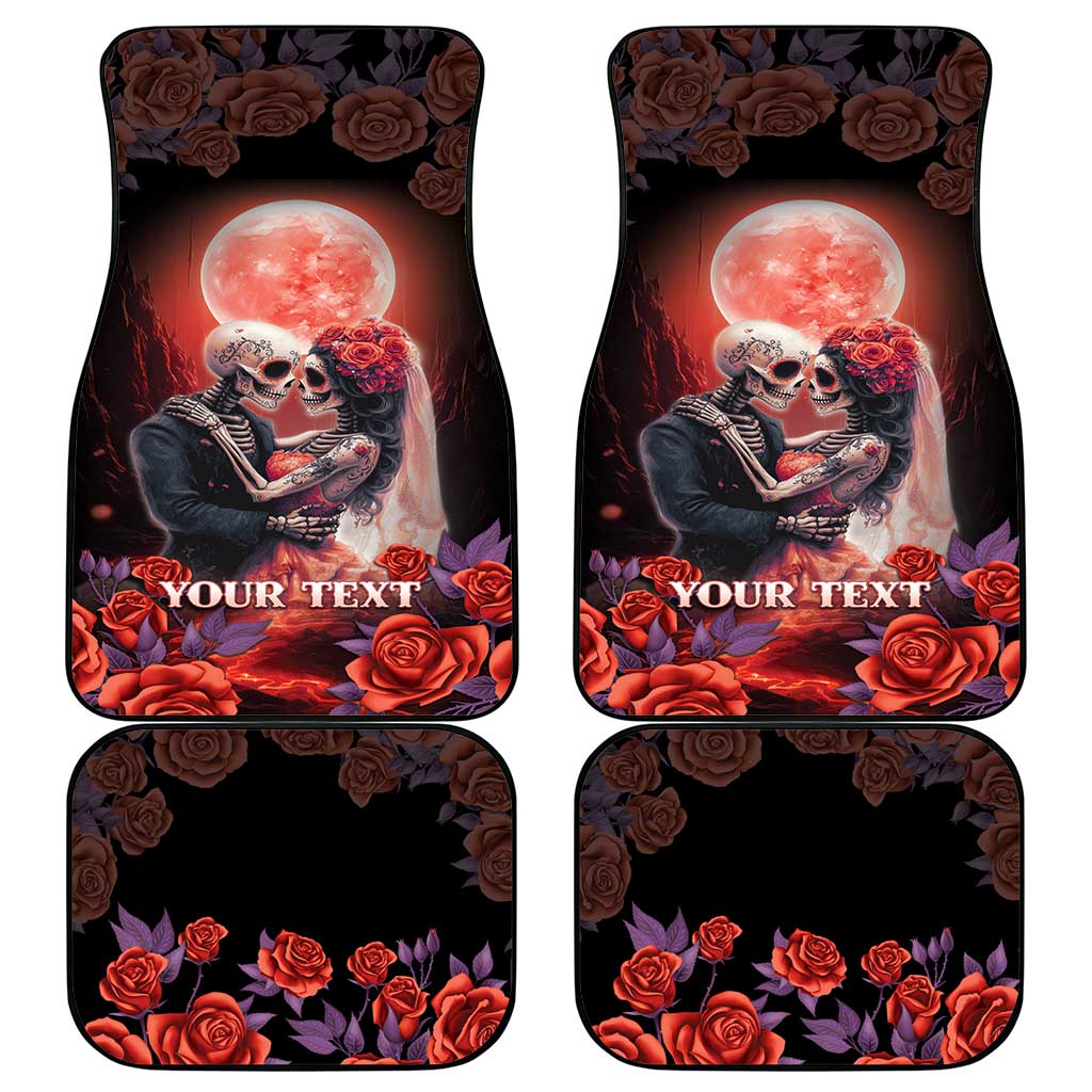 Personalised Day of Dead Couple Sugar Skull Car Mats Forever and Ever! LT05 - Wonder Print Shop