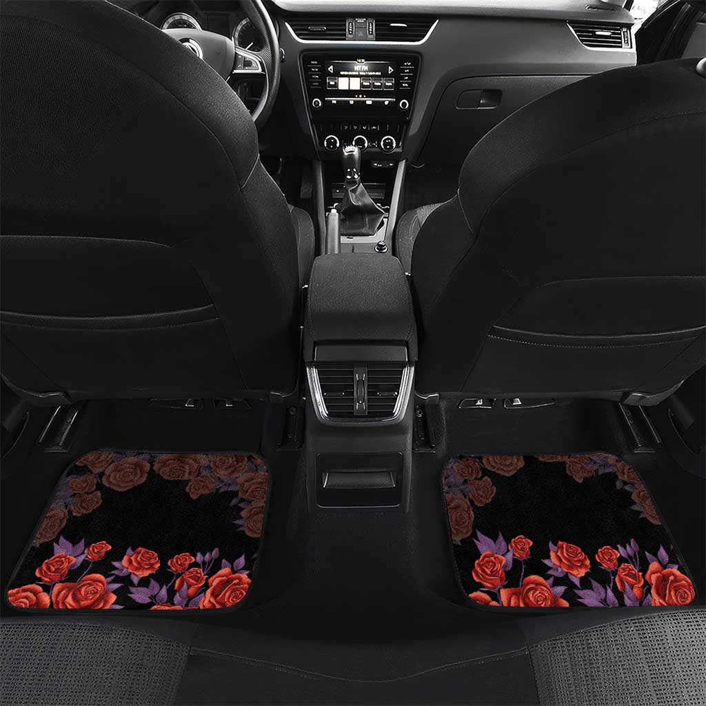 Personalised Day of Dead Couple Sugar Skull Car Mats Forever and Ever! LT05 - Wonder Print Shop
