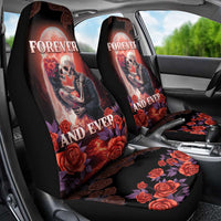 Day of Dead Couple Sugar Skull Car Seat Cover Forever and Ever! LT05 - Wonder Print Shop