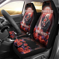 Day of Dead Couple Sugar Skull Car Seat Cover Forever and Ever! LT05 - Wonder Print Shop
