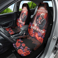 Day of Dead Couple Sugar Skull Car Seat Cover Forever and Ever! LT05 - Wonder Print Shop