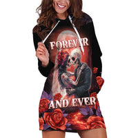 Personalised Day of Dead Couple Sugar Skull Hoodie Dress Forever and Ever! LT05 - Wonder Print Shop
