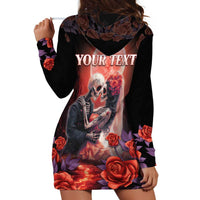 Personalised Day of Dead Couple Sugar Skull Hoodie Dress Forever and Ever! LT05 - Wonder Print Shop