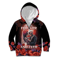 Personalised Day of Dead Couple Sugar Skull Kid Hoodie Forever and Ever! LT05 - Wonder Print Shop