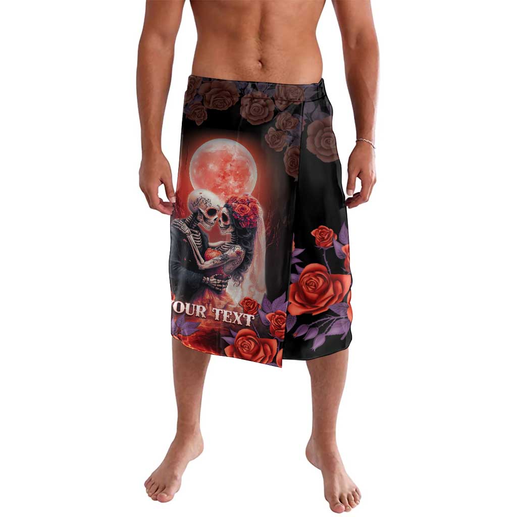 Personalised Day of Dead Couple Sugar Skull Lavalava Forever and Ever! LT05 - Wonder Print Shop