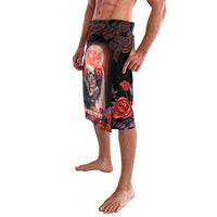 Personalised Day of Dead Couple Sugar Skull Lavalava Forever and Ever! LT05 - Wonder Print Shop