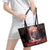 Day of Dead Couple Sugar Skull Leather Tote Bag Forever and Ever! LT05 - Wonder Print Shop