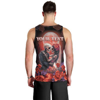 Personalised Day of Dead Couple Sugar Skull Men Tank Top Forever and Ever! LT05 - Wonder Print Shop