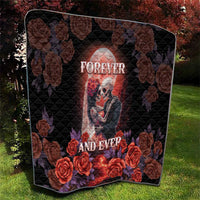 Day of Dead Couple Sugar Skull Quilt Forever and Ever! LT05 - Wonder Print Shop