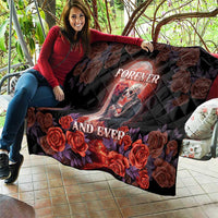 Day of Dead Couple Sugar Skull Quilt Forever and Ever! LT05 - Wonder Print Shop