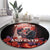 Day of Dead Couple Sugar Skull Round Carpet Forever and Ever!