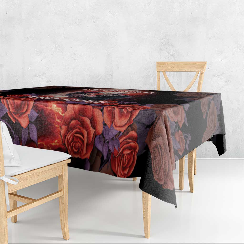 Day of Dead Couple Sugar Skull Tablecloth Forever and Ever! LT05 - Wonder Print Shop