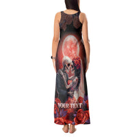 Personalised Day of Dead Couple Sugar Skull Tank Maxi Dress Forever and Ever! LT05 - Wonder Print Shop