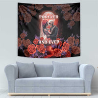 Day of Dead Couple Sugar Skull Tapestry Forever and Ever! LT05 - Wonder Print Shop