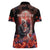 Personalised Day of Dead Couple Sugar Skull Women Polo Shirt Forever and Ever! LT05 - Wonder Print Shop