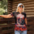 Personalised Day of Dead Couple Sugar Skull Women Polo Shirt Forever and Ever! LT05 - Wonder Print Shop
