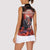Personalised Day of Dead Couple Sugar Skull Women Sleeveless Polo Shirt Forever and Ever! LT05 - Wonder Print Shop
