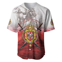 Polish-Lithuanian Commonwealth Baseball Jersey Medieval Royal Coat Of Arms Heritage