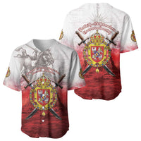 Polish-Lithuanian Commonwealth Baseball Jersey Medieval Royal Coat Of Arms Heritage