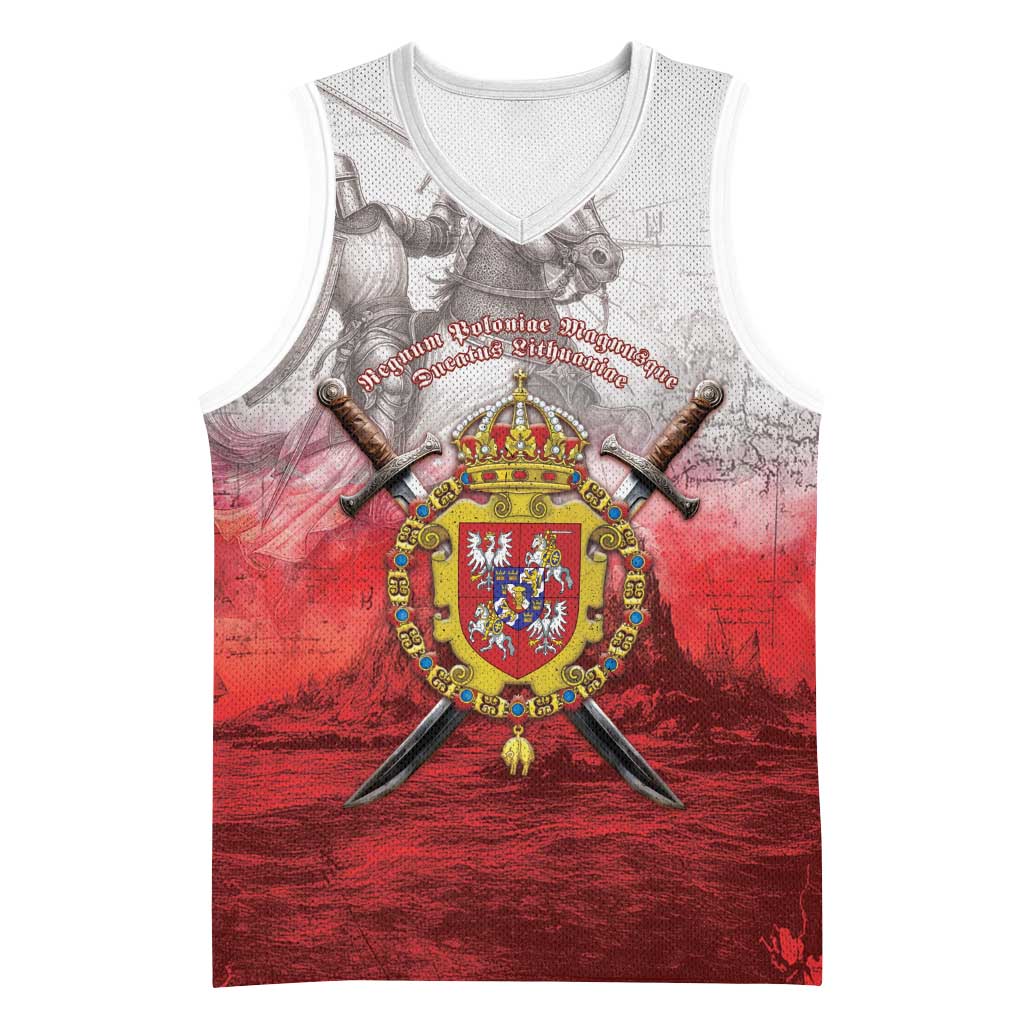 Polish-Lithuanian Commonwealth Basketball Jersey Medieval Royal Coat Of Arms Heritage
