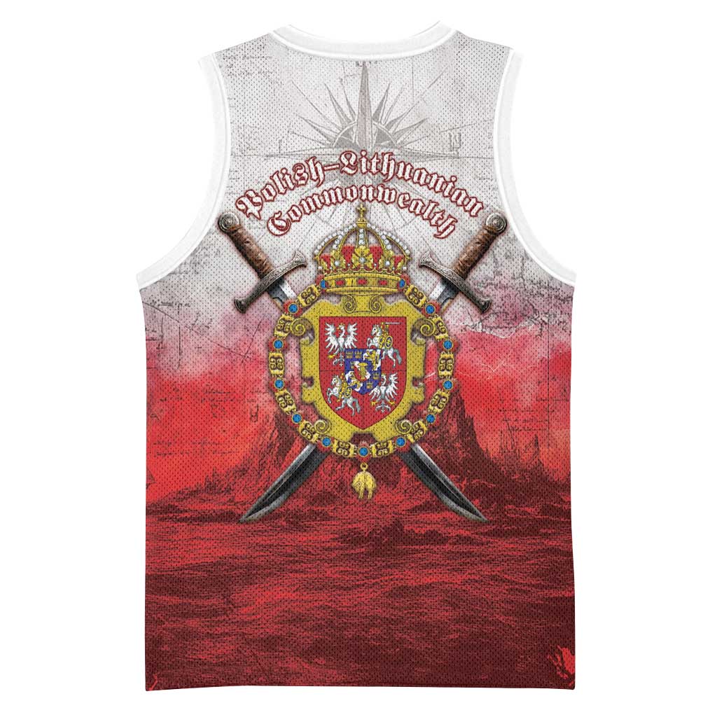Polish-Lithuanian Commonwealth Basketball Jersey Medieval Royal Coat Of Arms Heritage
