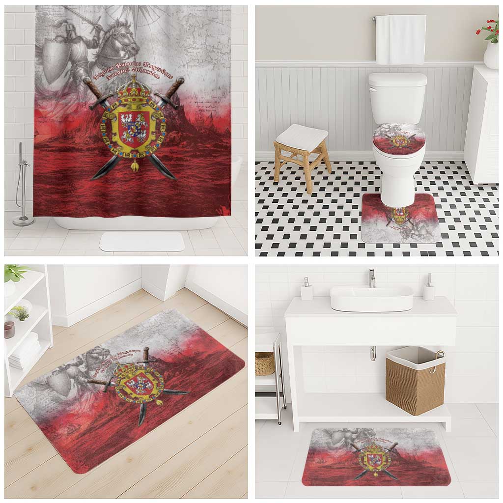 Polish-Lithuanian Commonwealth Bathroom Set Medieval Royal Coat Of Arms Heritage