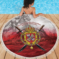 Polish-Lithuanian Commonwealth Beach Blanket Medieval Royal Coat Of Arms Heritage