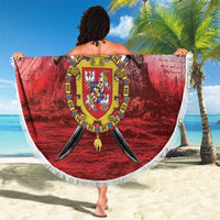 Polish-Lithuanian Commonwealth Beach Blanket Medieval Royal Coat Of Arms Heritage